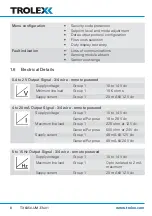 Preview for 8 page of Trolex TX6356 User Manual