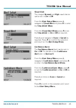 Preview for 25 page of Trolex TX6356 User Manual