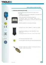 Preview for 2 page of Trolex TX6373 Installation And Operating Data