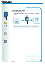 Preview for 25 page of Trolex TX6373 Installation And Operating Data