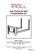 TROLL nursery SUN TODDLER BED Quick Start Manual preview