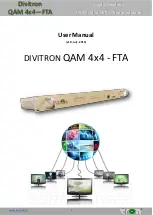 tron DIVITRON QAM 4x4 FTA User Manual предпросмотр