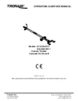 Preview for 1 page of Tronair 01-1229-0011 Operation & Service Manual