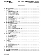 Preview for 3 page of Tronair 02-0536C0110 Operation & Service Manual