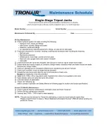 Предварительный просмотр 77 страницы Tronair 02-0536C0110 Operation & Service Manual