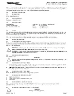 Preview for 4 page of Tronair 02-0544C0110 Operation & Service Manual