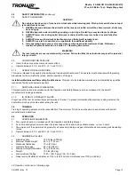 Preview for 5 page of Tronair 02-0544C0110 Operation & Service Manual