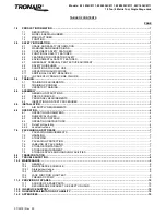 Preview for 3 page of Tronair 02-1036C0111 Operation & Service Manual