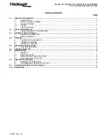 Preview for 3 page of Tronair 02-7813C0100 Operation & Service Manual