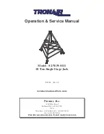 Tronair 02-7839-0111 Operation & Service Manual preview