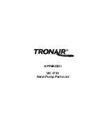 Предварительный просмотр 13 страницы Tronair 02A7843-0112 Operation & Service Manual