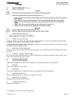 Preview for 5 page of Tronair 02A7874C0110 Operation & Service Manual