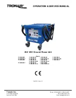 Предварительный просмотр 1 страницы Tronair 112850D0000 Operation & Service Manual