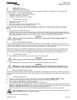 Preview for 19 page of Tronair 5731 Operation & Service Instructions