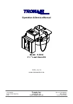 Предварительный просмотр 1 страницы Tronair K-3864 Operation & Service Manual