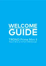 TROND Prime Mini II Welcome Manual preview