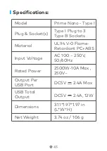 Preview for 6 page of TROND Prime Nano - Type I Manual