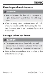 Предварительный просмотр 21 страницы Tronic 353640 2010 Operating Instructions Manual