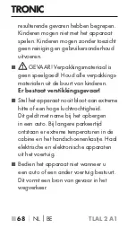 Preview for 71 page of Tronic 354269 2010 Operating Instructions Manual