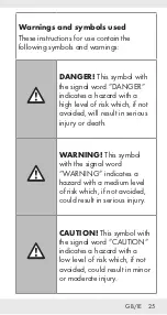 Preview for 24 page of Tronic 377473 2101 Operation And Safety Notes