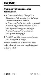 Предварительный просмотр 327 страницы Tronic 383705 2110 Operating Instructions Manual