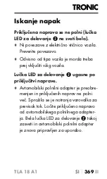 Предварительный просмотр 372 страницы Tronic 383705 2110 Operating Instructions Manual