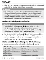 Preview for 93 page of Tronic 401440 2107 Operating Instructions Manual