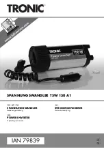 Предварительный просмотр 1 страницы Tronic 79839 Operating Instructions Manual