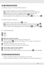 Preview for 9 page of Tronic 94497 Operation And Safety Notes