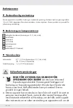 Preview for 18 page of Tronic 94497 Operation And Safety Notes