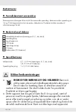 Preview for 24 page of Tronic 94497 Operation And Safety Notes