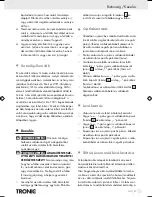 Preview for 26 page of Tronic T4X SE Operation And Safety Notes