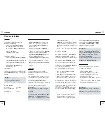 Предварительный просмотр 9 страницы Tronic T5 Operating And Safety Instructions Manual