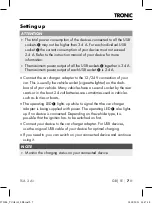 Preview for 10 page of Tronic TCA 3 A1 Operating Instructions Manual