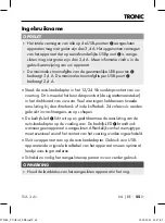 Preview for 58 page of Tronic TCA 3 A1 Operating Instructions Manual