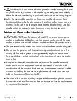 Preview for 12 page of Tronic TKHQ 10 A1 Operating Instructions Manual