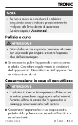 Preview for 45 page of Tronic TKHU 2 A2 Operating Instructions Manual