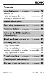 Preview for 77 page of Tronic TKHU 2 A2 Operating Instructions Manual