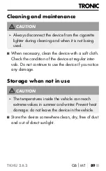 Preview for 93 page of Tronic TKHU 2 A2 Operating Instructions Manual