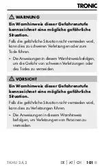 Preview for 105 page of Tronic TKHU 2 A2 Operating Instructions Manual