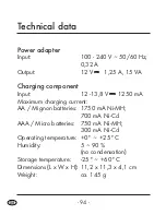 Preview for 96 page of Tronic TLG 1750 A1 Operating Instructions Manual