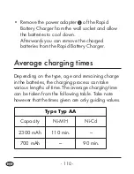 Preview for 112 page of Tronic TLG 1750 A1 Operating Instructions Manual