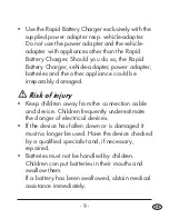 Preview for 11 page of Tronic TLG 1750 B2 Operating Instructions Manual