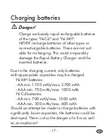 Preview for 19 page of Tronic TLG 1750 B2 Operating Instructions Manual