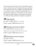 Preview for 31 page of Tronic TLG 1750 B2 Operating Instructions Manual