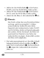 Preview for 172 page of Tronic TLG 1750 B2 Operating Instructions Manual