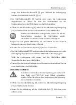 Preview for 73 page of Tronic TUL 4.1 A1 User Manual And Service Information