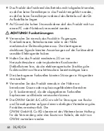 Preview for 43 page of Tronic TWC 10A1 Operation And Safety Notes