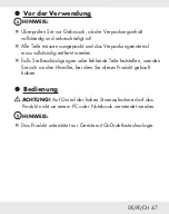 Preview for 46 page of Tronic TWC 10A1 Operation And Safety Notes