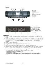 Preview for 4 page of Tronios SPL 1000MP3/EQ Instruction Manual